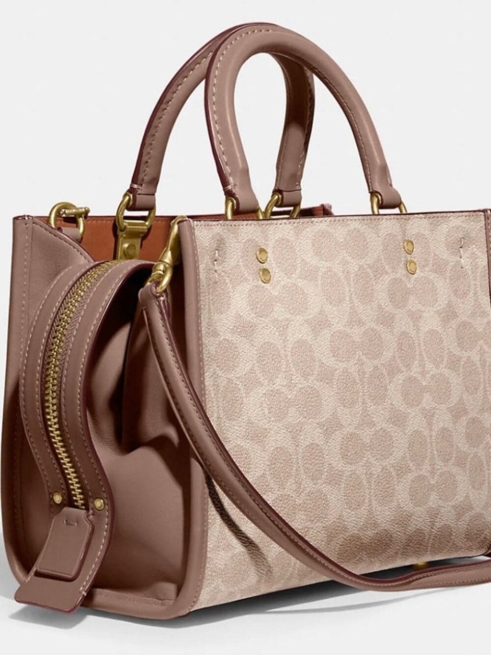 COACH C6105 Disney X Coach Rogue 25 In Signature Canvas With Patches NWT - Picture 9 of 14